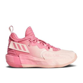 【 ADIDAS DAME 7 EXTPLY J 'D.O.L.L.A.' / ROSE TONE ICEY PINK CLOUD WHITE 】 アディダス ローズ ピンク 白色 ホワイト ジュニア キッズ ベビー マタニティ スニーカー