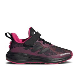 【 ADIDAS LEGO X FORTARUN ELASTIC LACE J 'REAL MAGENTA BRICKS' / CORE BLACK CORE BLACK REAL 】 アディダス マジェンタ コア 黒色 ブラック レアル ジュニア キッズ ベビー マタニティ スニーカー