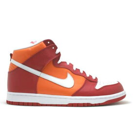 【 NIKE DUNK HIGH / VARSITY RED WHITE-ORANGE BLAZE 】 ダンク ハイ 赤 レッド ダンクハイ スニーカー メンズ ナイキ