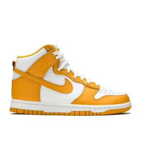 【 NIKE WMNS DUNK HIGH 'DARK SULFUR' / WHITE DARK SULFUR WHITE 】 ダンク ハイ 白色 ホワイト ダンクハイ スニーカー レディース ナイキ