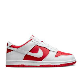 【 NIKE DUNK LOW GS 'CHAMPIONSHIP RED' / UNIVERSITY RED WHITE TOTAL 】 ダンク 赤 レッド 白色 ホワイト ダンクロー ジュニア キッズ ベビー マタニティ スニーカー ナイキ