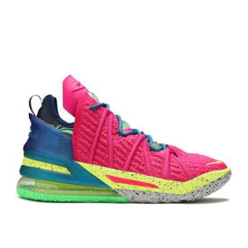 【 NIKE LEBRON 18 'LOS ANGELES BY NIGHT' / PINK PRIME MULTI COLOR 】 レブロン ピンク 'ロサンゼルス スニーカー メンズ ナイキ