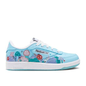 【 REEBOK PEPPA PIG X CLUB C J 'SCAVENGER HUNT' / DIGITAL BLUE CORE BLACK 】 リーボック クラブ 青色 ブルー コア 黒色 ブラック ジュニア キッズ ベビー マタニティ スニーカー