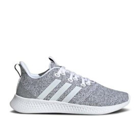 【 ADIDAS WMNS PUREMOTION WIDE 'WHITE GREY' / CLOUD WHITE CLOUD WHITE GREY 】 アディダス 白色 ホワイト 灰色 グレー スニーカー レディース