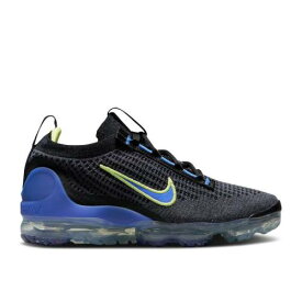 【 NIKE AIR VAPORMAX 2021 FLYKNIT GS 'OBSIDIAN RACER BLUE' / OBSIDIAN RACER BLUE BLACK LIGHT 】 フライニット 青色 ブルー 黒色 ブラック エアヴェイパーマックス ジュニア キッズ ベビー マタニティ スニーカー