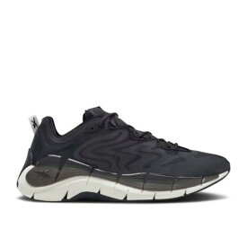 【 REEBOK ZIG KINETICA 2 GROW 'NIGHT BLACK' / NIGHT BLACK PURE GREY 6 CHALK 】 リーボック ジグ ナイト 黒色 ブラック ピュア 灰色 グレー スニーカー メンズ