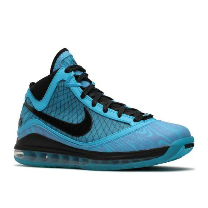 ナイキ NIKE マックス レブロン 青色 ブルー 黒色 ブラック エアマックス 'ALL STAR' スニーカー メンズ 【 NIKE LEBRON 7 RETRO QS 2020 CHLORINE BLUE BLACK 】 | スニケス