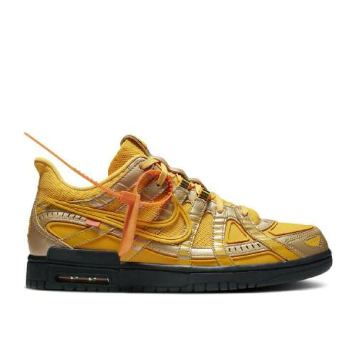 楽天市場 ナイキ Nike オフホワイト ラバー ダンク ゴールド 黒色 ブラック University Gold スニーカー メンズ Nike Offwhite X Air Rubber Dunk University Gold Black スニケス