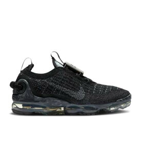 【 NIKE AIR VAPORMAX 2020 FLYKNIT GS 'DARK GREY' / BLACK BLACK DARK GREY 】 フライニット 黒色 ブラック 灰色 グレー エアヴェイパーマックス ジュニア キッズ ベビー マタニティ スニーカー ナイキ