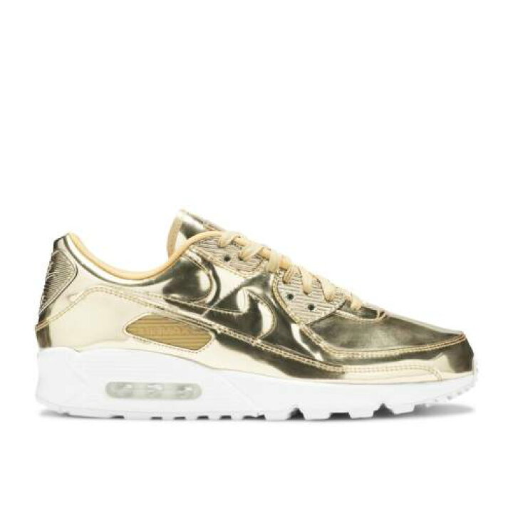 楽天市場 ナイキ Nike マックス ゴールド クラブ エアマックス Metallic Gold スニーカー レディース Nike Wmns 90 Pack Metallic Gold Club スニケス
