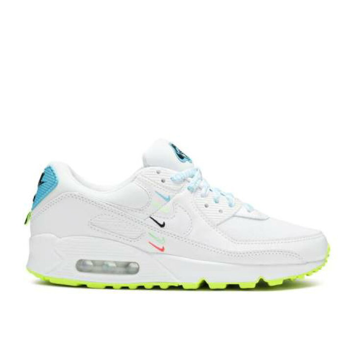 楽天市場 ナイキ Nike マックス 白色 ホワイト 青色 ブルー エアマックス Worldwide Pack スニーカー レディース Nike Wmns 90 Se White Blue Fury Volt スニケス