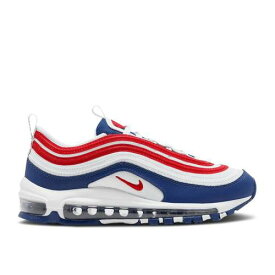 【 NIKE AIR MAX 97 GS 'USA' / WHITE OBSIDIAN UNIVERSITY RED 】 マックス 白色 ホワイト 赤 レッド エアマックス ジュニア キッズ ベビー マタニティ スニーカー ナイキ