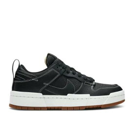 【 NIKE WMNS DUNK LOW DISRUPT 'BLACK GUM' / BLACK WHITE LIGHT GUM BROWN 】 ダンク 黒色 ブラック 白色 ホワイト 茶色 ブラウン ダンクロー スニーカー レディース ナイキ