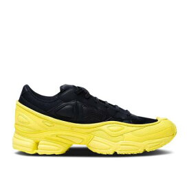 【 ADIDAS RAF SIMONS X OZWEEGO 'BRIGHT YELLOW' / BRIGHT YELLOW NIGHT NAVY NIGHT 】 アディダス 黄色 イエロー ナイト 紺色 ネイビー ラフシモンズ スニーカー メンズ