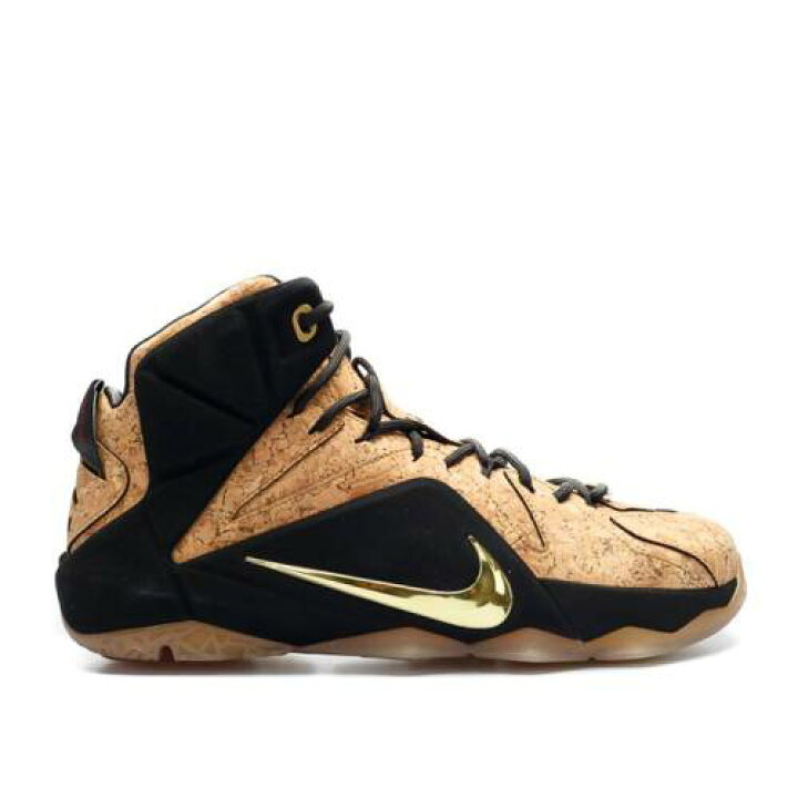 楽天市場 ナイキ Nike レブロン Cork スニーカー メンズ Nike Lebron 12 Ext Hazlenut Metallic Goldblack スニケス
