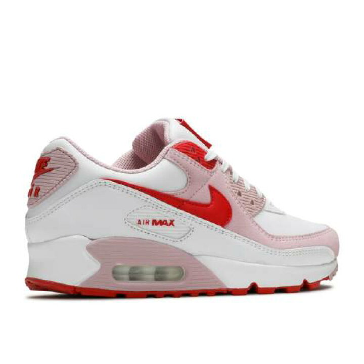 楽天市場 ナイキ Nike マックス 白色 ホワイト 赤 レッド ピンク エアマックス Valentine S Day スニーカー レディース Red Pink Nike Wmns 90 White University Tulip スニケス