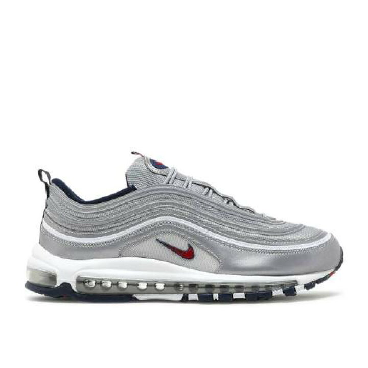 楽天市場 ナイキ Nike マックス 銀色 シルバー 赤 レッド エアマックス Puerto Rico スニーカー メンズ Silver Red Nike 97 Og Sp Metallic Varsity スニケス