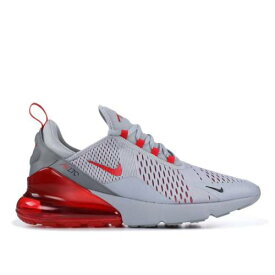 【 NIKE AIR MAX 270 'WOLF GREY RED' / WOLF GREY UNIVERSITY RED EMBER 】 マックス 灰色 グレー 赤 レッド エアマックス スニーカー メンズ ナイキ