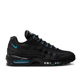 【 NIKE AIR MAX 95 'BLACK LASER BLUE' / BLACK LASER BLUE WHITE 】 マックス レーザー 黒色 ブラック 青色 ブルー 白色 ホワイト エアマックス スニーカー メンズ ナイキ