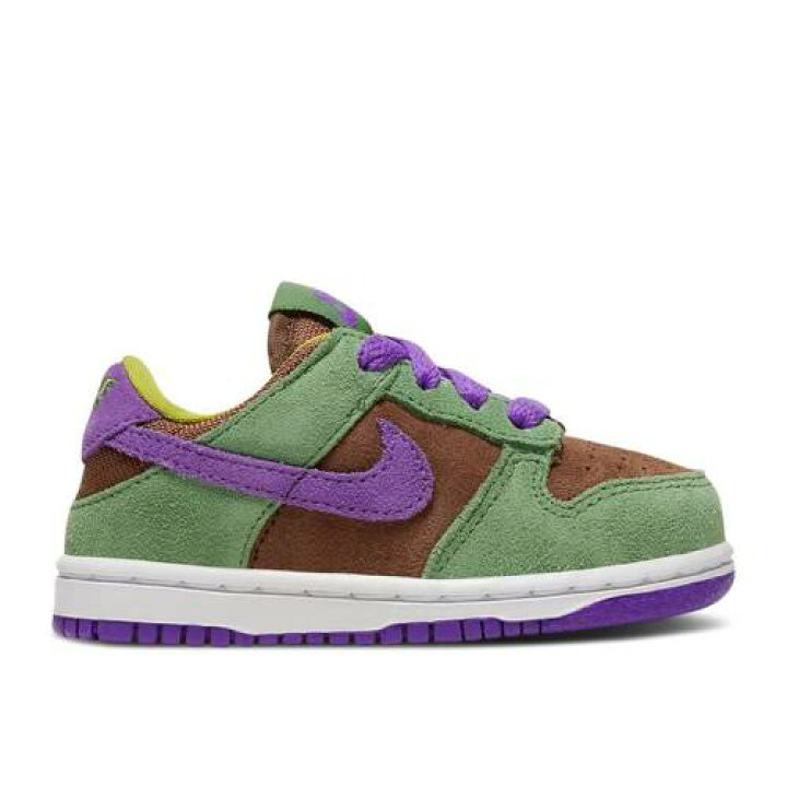 楽天市場 ナイキ Nike ダンク オータム 緑 グリーン ディープ 紫 パープル ダンクロー Veneer ベビー Green Purple Nike Sp Td Veneer Autumn Deep スニケス