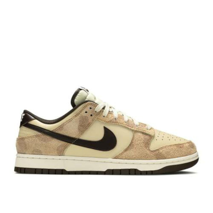 楽天市場 ナイキ Nike ダンク プレミアム 茶色 ブラウン ダンクロー Animal Cheetah スニーカー メンズ Premium Nike Pack Beach Baroque Brown Canvas Sail スニケス