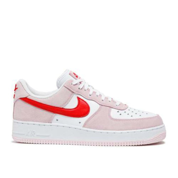 楽天市場 ナイキ Nike ピンク 赤 レッド 白色 ホワイト エアフォース 07 Valentine S Letter スニーカー メンズ Pink Red Nike 1 Low Qs Day Love Tulip University White スニケス