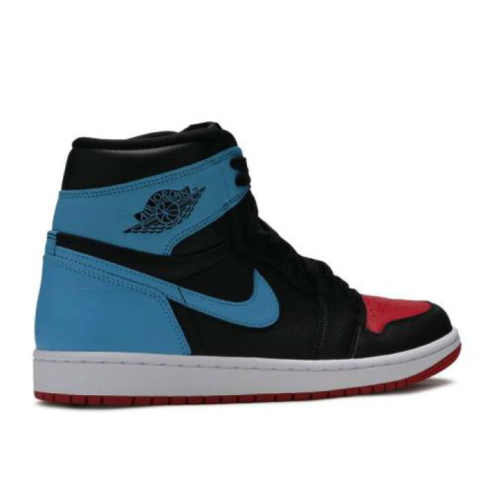 楽天市場 エアジョーダン Air Jordan ハイ 黒色 ブラック 青色 ブルー 赤 レッド エアジョーダン Unc Chicago スニーカー レディース Red Wmns 1 High Og To Black Dark Powder Blue Gym スニケス