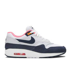 【 NIKE WMNS AIR MAX 1 'MIDNIGHT NAVY PINK' / WHITE MIDNIGHT NAVY PURE 】 マックス 紺色 ネイビー 白色 ホワイト ピュア エアマックス スニーカー レディース ナイキ