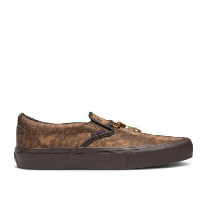 楽天市場 ヴァンズ Vans バンズ ボルト クラシック スリッポン 茶色 ブラウン Animal Brown スニーカー メンズ Vans Slipon Needles X Vault Classic V Print Brown スニケス