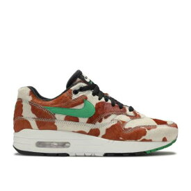 【 NIKE ATMOS X AIR MAX 1 DLX 'ANIMAL PACK - GIRAFFE' / MULTI COLOR LUCKY GREEN WHITE 】 マックス 緑 グリーン 白色 ホワイト エアマックス スニーカー メンズ ナイキ