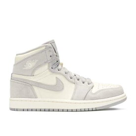 【 AIR JORDAN WMNS JORDAN 1 HIGH PREMIUM 'ATMOSPHERE GREY' / PALE IVORY ATMOSPHERE GREY PALE 】 ナイキ ハイ プレミアム アイボリー 灰色 グレー エアジョーダン スニーカー レディース