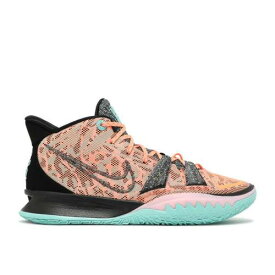 【 NIKE KYRIE 7 'PLAY FOR THE FUTURE' / ATOMIC ORANGE TROPICAL TWIST 】 カイリー 橙 オレンジ スニーカー メンズ ナイキ