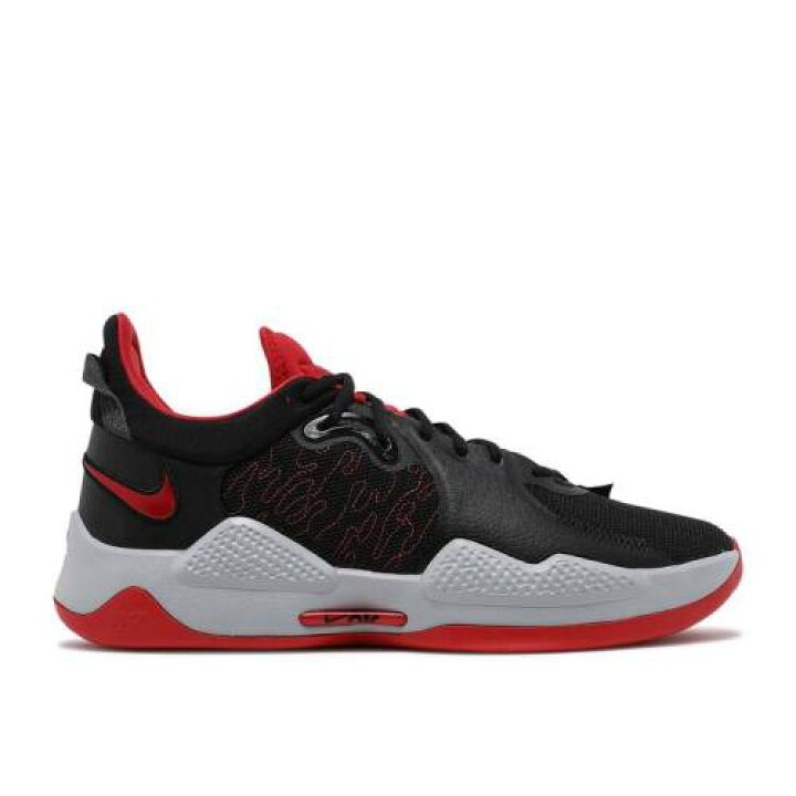 楽天市場 ナイキ Nike 黒色 ブラック 白色 ホワイト 赤 レッド Bred スニーカー メンズ Red Nike Pg 5 Black White University スニケス