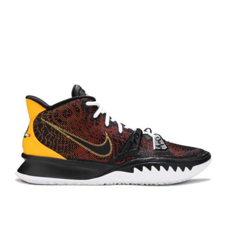 楽天市場 ナイキ Nike カイリー 黒色 ブラック チーム 橙 オレンジ 白色 ホワイト ゴールド Roswell Rayguns スニーカー メンズ Kyrie Team Orange Nike 7 Black White University Gold スニケス