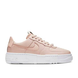 【 NIKE WMNS AIR FORCE 1 'PIXEL PARTICLE BEIGE' / PARTICLE BEIGE BLACK WHITE 】 ベージュ 黒色 ブラック 白色 ホワイト エアフォース スニーカー レディース ナイキ