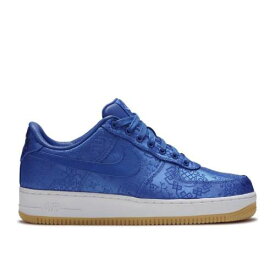 【 NIKE CLOT X AIR FORCE 1 PRM 'ROYAL SILK' / UNIVERSITY BLUE WHITE GUM 】 クロット 青色 ブルー 白色 ホワイト エアフォース スニーカー メンズ ナイキ