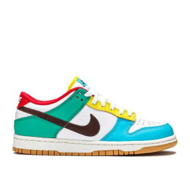 【 NIKE DUNK LOW SE GS 'FREE.99 - WHITE' / WHITE LIGHT CHOCOLATE ROMA 】 ダンク 白色 ホワイト ローマ ダンクロー ジュニア キッズ ベビー マタニティ スニーカー ナイキ