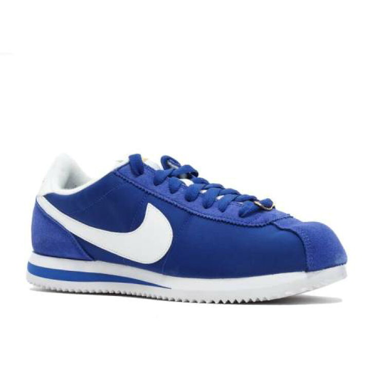 楽天市場 ナイキ Nike コルテッツ ナイロン 青色 ブルー ゴールド Long Beach スニーカー メンズ Nike Cortez Basic Nylon Royal Blue Whitemetallic Gold スニケス