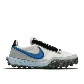 【 NIKE WMNS WAFFLE RACER CRATER 'PHOTON DUST BLUE' / SUMMIT WHITE PHOTON DUST BLACK 】 ワッフル 白色 ホワイト 黒色 ブラック スニーカー レディース ナイキ