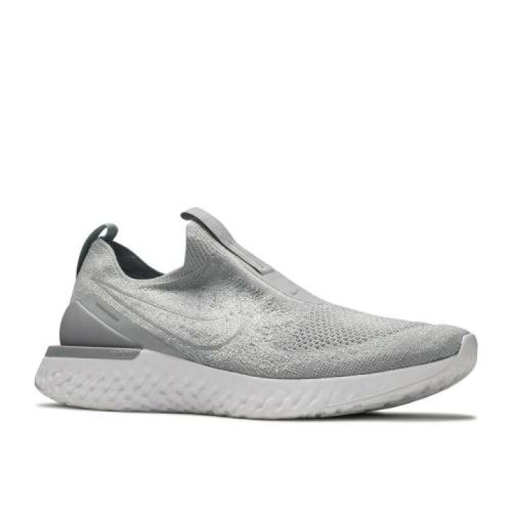 楽天市場 ナイキ Nike エピック リアクト フライニット 灰色 グレー 白色 ホワイト Wolf Grey スニーカー メンズ Epic Nike Phantom React Flyknit Wolf Grey White スニケス