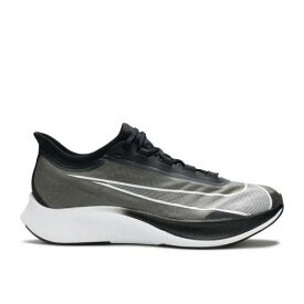 【 NIKE ZOOM FLY 3 'BLACK WHITE' / BLACK WHITE VOLT 】 ズーム 黒色 ブラック 白色 ホワイト ズームフライ スニーカー メンズ ナイキ