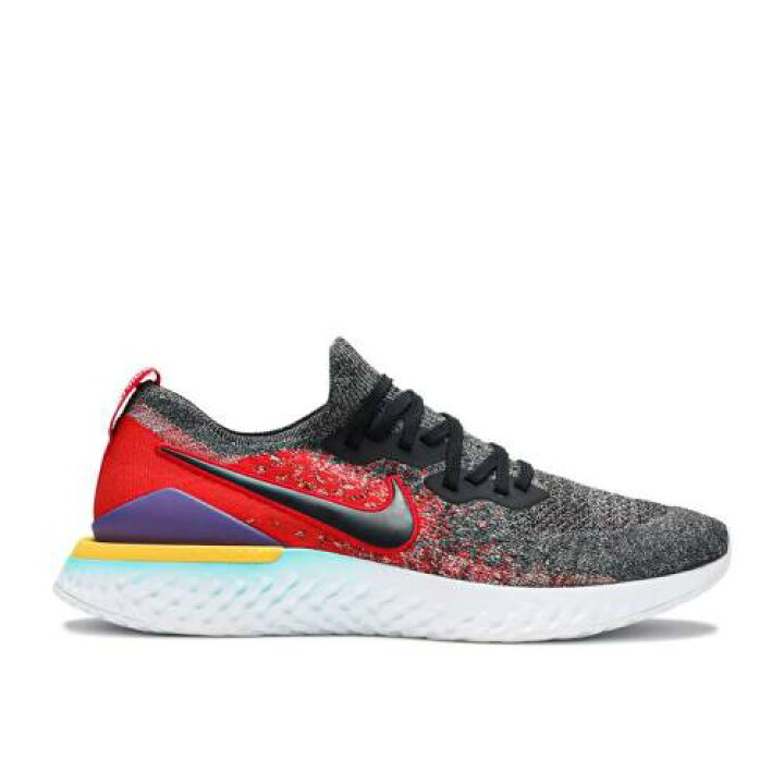 楽天市場 ナイキ Nike エピック リアクト フライニット 黒色 ブラック 赤 レッド Black Red スニーカー メンズ Epic Red Nike React Flyknit 2 University Black Blackhyper Jadeuniversity スニケス