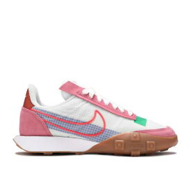 【 NIKE WMNS WAFFLE RACER 2X 'DESERT BERRY CRIMSON' / DESERT BERRY LIGHT SILVER WHITE 】 ワッフル 銀色 シルバー 白色 ホワイト スニーカー レディース ナイキ