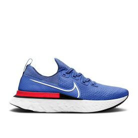 【 NIKE REACT INFINITY RUN FLYKNIT 'RACER BLUE CRIMSON' / RACER BLUE BRIGHT CRIMSON BLACK 】 リアクト ラン フライニット 青色 ブルー クリムゾン 黒色 ブラック スニーカー メンズ ナイキ