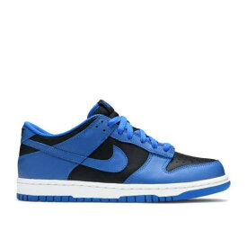 【 NIKE DUNK LOW GS 'HYPER COBALT' / BLACK HYPER COBALT WHITE 】 ダンク 黒色 ブラック 白色 ホワイト ダンクロー ジュニア キッズ ベビー マタニティ スニーカー ナイキ