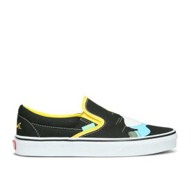 【 VANS THE SIMPSONS X CLASSIC SLIP-ON 'HOMER AND BART' / BLACK 】 バンズ クラシック スリッポン 黒色 ブラック スニーカー メンズ ヴァンズ