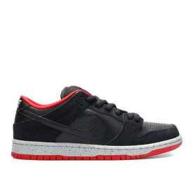 【 NIKE SB DUNK LOW PRO 'BLACK CEMENT' / BLACK WOLF GREY UNIVERSITY RED 】 エスビー ダンク プロ 黒色 ブラック 灰色 グレー 赤 レッド ダンクロー スニーカー メンズ ナイキ