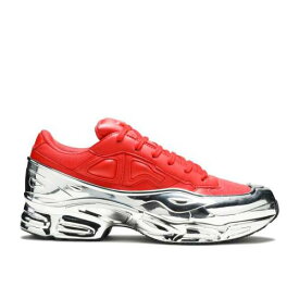 【 ADIDAS RAF SIMONS X OZWEEGO 'MIRRORED - RED' / RED SILVER METALLIC SILVER 】 アディダス 赤 レッド 銀色 シルバー ラフシモンズ スニーカー メンズ