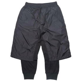 アディダス ナイロン トラック トラックパンツ メンズ 【 ADIDAS Y-3 MEN NYLON MIX TRACK PANTS (BLACK) / COLOR 】 メンズファッション ズボン