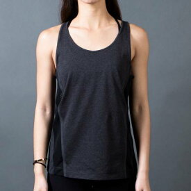 ナイキ タンクトップ 黒色 ブラック ヘザー レディース 【 NIKE WOMEN BONDED TANK TOP (BLACK / BLACK HEATHER BLACK) COLOR 】 レディースファッション トップス